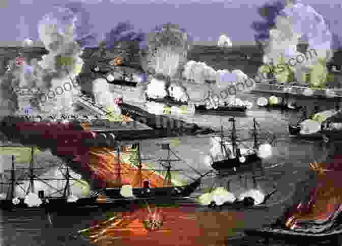 A Depiction Of The Battle Of New Orleans, Showcasing The Military Might Of The United States. The Revolutionary Years 1775 1789: The Art Of American Power During The Early Republic