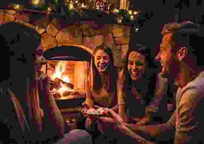 A Family Gathered Around A Crackling Fireplace, Sharing Stories And Laughter Coasts Of Christmas Past: From The Tales Of Dan Coast