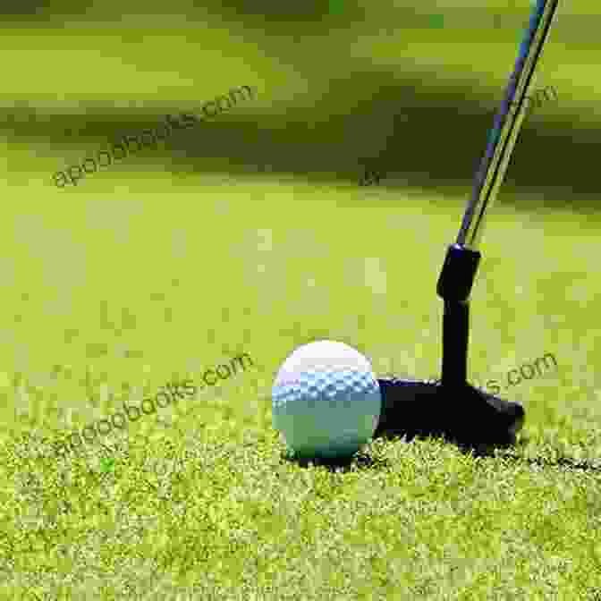 A Golfer Carefully Lining Up A Putt On A Pristine Putting Green The Golfer S Carol Robert Bailey