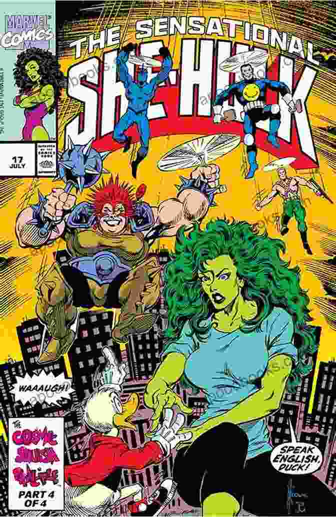 A Group Of Characters From Sensational She Hulk, Including She Hulk, The Thing, Hawkeye, And Patsy Walker Sensational She Hulk (1989 1994) #2 Robert Griffith