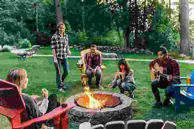 A Group Of Hikers Sitting Around A Campfire, Sharing Stories And Laughter Samurai Trails: A Chronicle Of Wanderings On The Japanese High Road