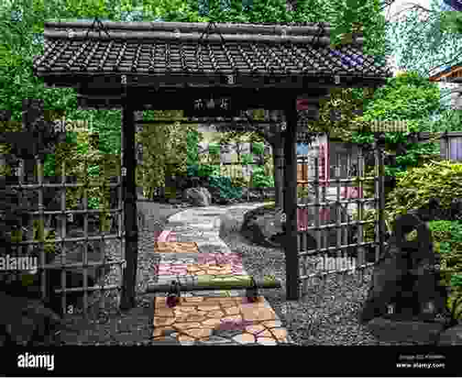 A Group Of Travelers Walking Along A Stone Path Lined With Traditional Japanese Houses And Shops Samurai Trails: A Chronicle Of Wanderings On The Japanese High Road