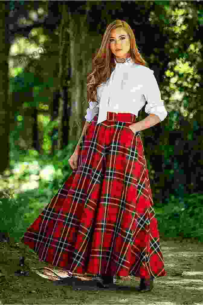A Handsome Highlander In Traditional Kilt And A Beautiful Lady In A Flowing Gown, Embracing In A Romantic Setting. Under His Kilt (Under The Kilt 1)