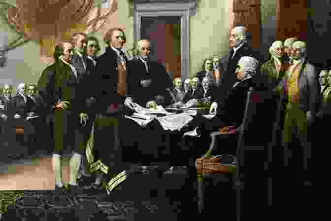 A Historical Image Depicting The Signing Of The Declaration Of Independence And The U.S. Constitution, Symbolizing The Birth Of American Freedom And Democracy The Declaration Of Independence And The US Constitution With Bill Of Rights Plus The Articles Of Confederation (with Linked TOC)