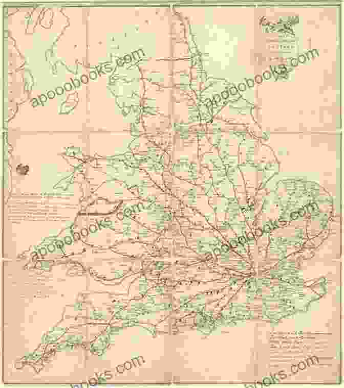 A Map Of Postal Routes In 18th Century Paris, Connecting The City To Far Flung Destinations. Poetry And The Police: Communication Networks In Eighteenth Century Paris