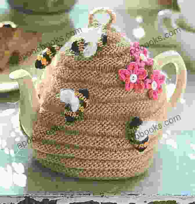 A Pastel Blue Beehive Tea Cozy Adorned With A Delicate Flower How To Make A Retro 1950s Style Bee Hive Tea Cozy Cosy Crochet Pattern