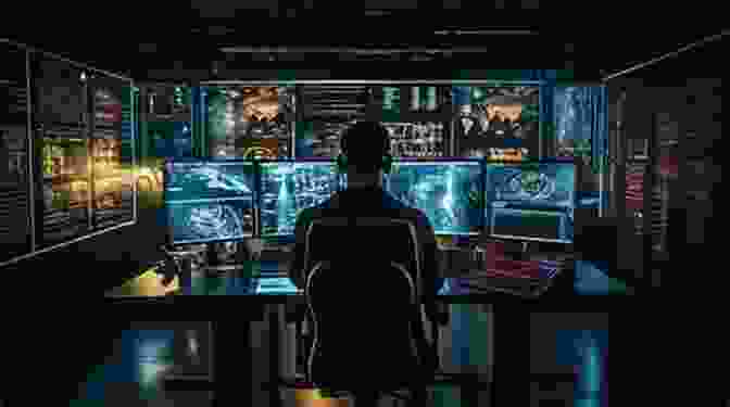 A Photograph Of A Hacker Sitting In A Dimly Lit Room, Surrounded By Computer Screens, Wearing A Hoodie And Mask, Creating An Atmosphere Of Mystery And Intrigue That Reflects The Protagonist Of 'The Hack Papers' Hack: British Dark Humor Fiction #1 (The Hack Papers: Comedy Thriller Fiction Series)