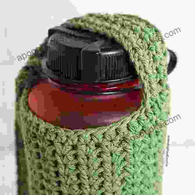 A Sneak Peek Into The Detailed And Easy To Follow Crochet Pattern Instructions For The Water Bottle Holder Little Purse. Water Bottle Holder Little Purse Crochet Pattern