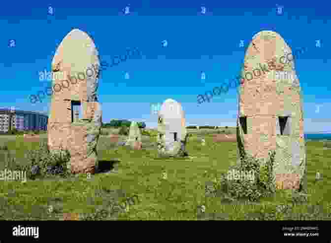 A Towering Menhir Stands Sentinel In The French Countryside. France The Center Of Megalithic Culture : In Europe