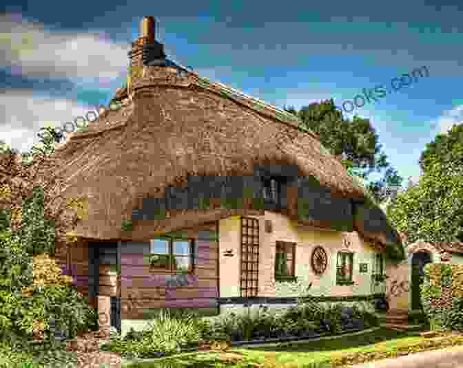 A Traditional Tudor Cottage With A Thatched Roof And Whitewashed Walls Tudor Monastery Farm: Life In Rural England 500 Years Ago