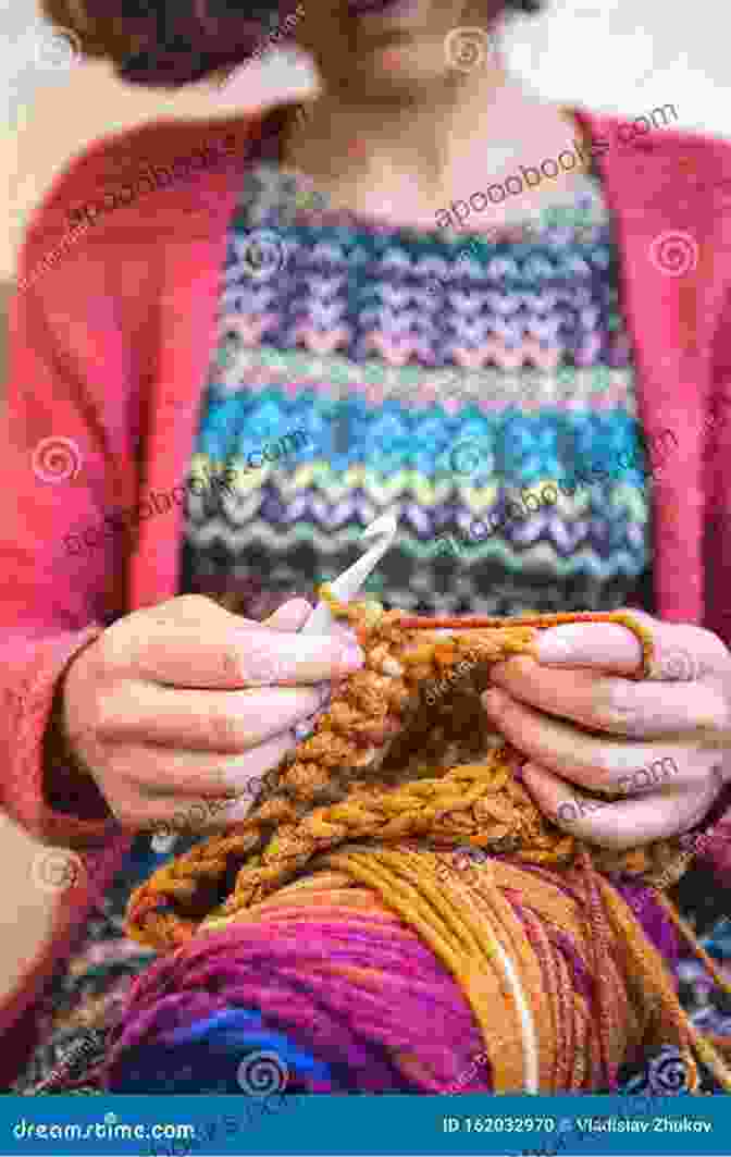 A Woman Crocheting A Piece Of Lace Using A Hook And Yarn Crochet Lace: Techniques Patterns And Projects (Dover Knitting Crochet Tatting Lace)