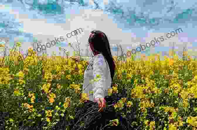 A Young Woman With A Determined Expression, Standing In A Field Of Flowers. Two Teaspoons Of Rice: A Memoir Of A Cambodian Orphan