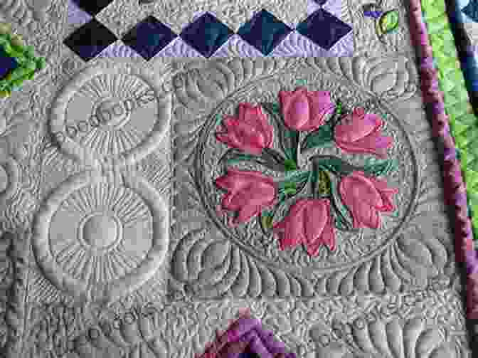 An Exquisite Quilt Featuring Intricate Appliqué Designs That Add Depth And Dimension. The Art Of Sewing A Quilt: A Guide To Being A Master In The Art Of Quilting