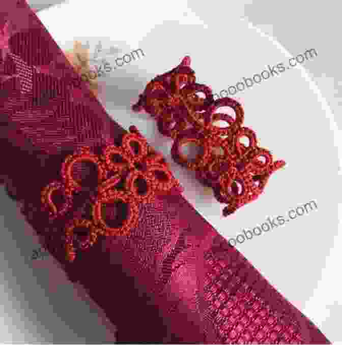 Beautiful Tatted Napkin Rings TATTED ORNAMENTS DECORATIONS (Eatting Made Simple 3)