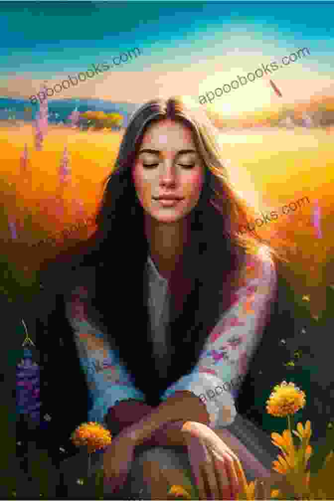 Brooke Quinn Sits Alone In A Meadow, Her Eyes Closed In Deep Contemplation, Reflecting On Her Transformative Journey. Becoming Brooke (Quinn Valley Ranch 6)