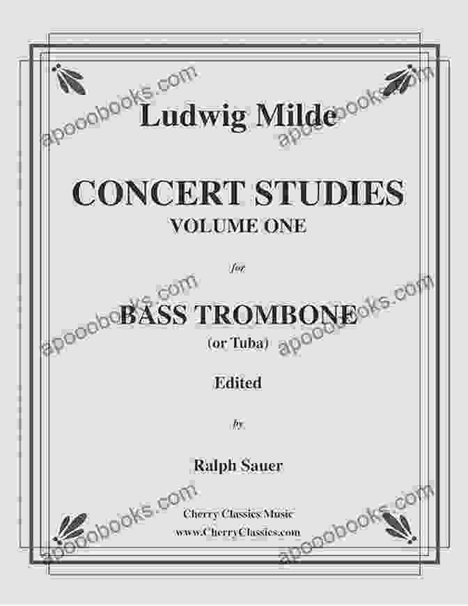 Concert Studies For Bass Trombone Or Tuba Volume 1 Book Cover Concert Studies For Bass Trombone Or Tuba Volume 1