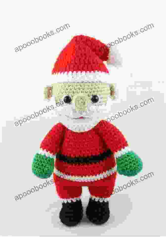 Crochet Santa Claus Amigurumi With A Big Red Suit, White Beard, And Furry Boots Santa Claus Snowman And Christmas Tree Amigurumi Crochet Patterns