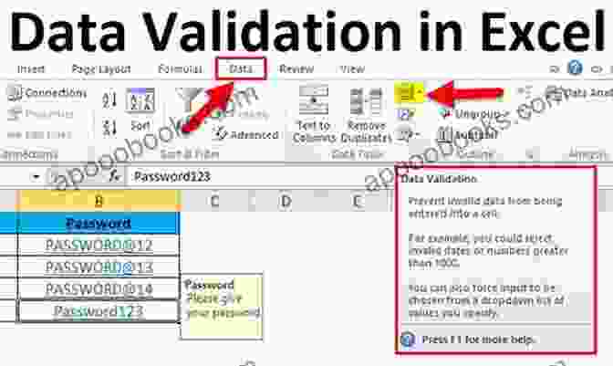 Data Validation Tool Microsoft Office Excel Top 10 Productivity Shortcuts And Tools