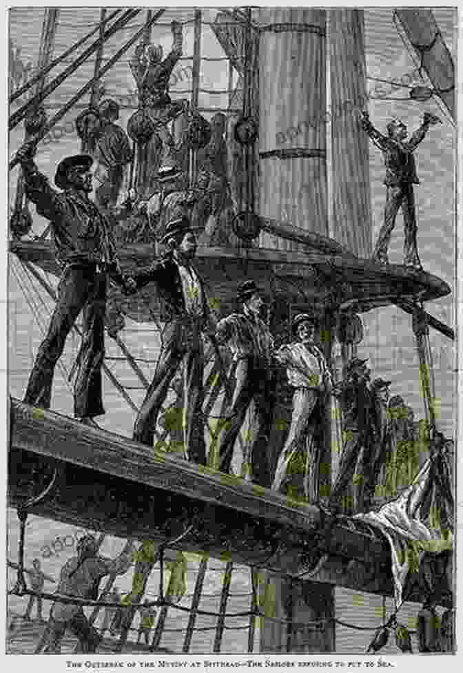 Depiction Of A Mutiny On A Ship, With Sailors Rebelling Against The Captain And Officers. Mutiny Or Revolution: Militaries Mutinies And Pressure Group Tactics (Civil Military Relations In Developing Countries 2)