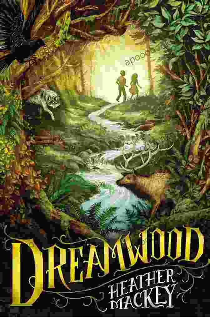 Dreamwood Book Cover Featuring A Tree With Dreamlike Images Swirling Around It Dreamwood Heather Mackey