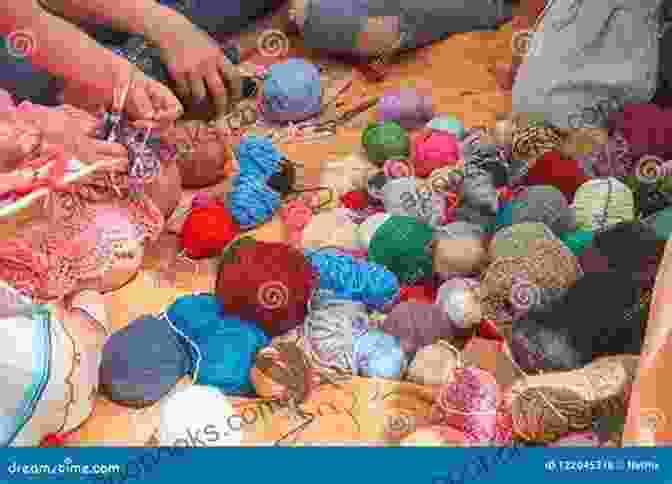 Group Of People Gathered Around, Crocheting Together In Harmony Simple Crochet Ideas For Beginners: Step By Step Crochet Tutorials You Can Easily Follow