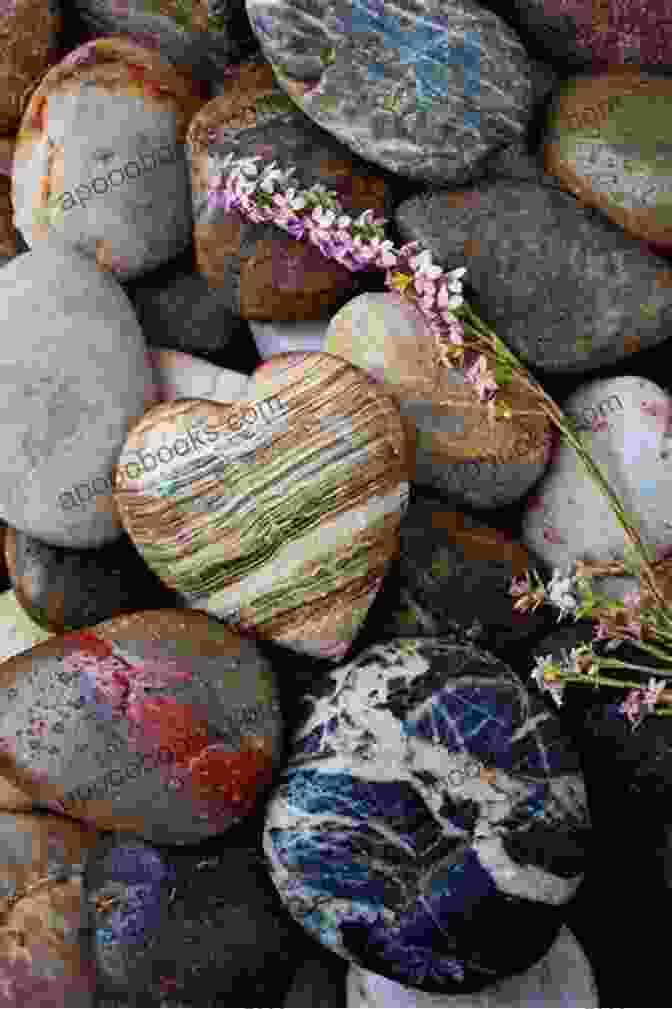 Heart Shaped Stones Stacked Together, Symbolizing Broken Hearts And Shattered Dreams Sticks And Stones (Broken Heart Series)
