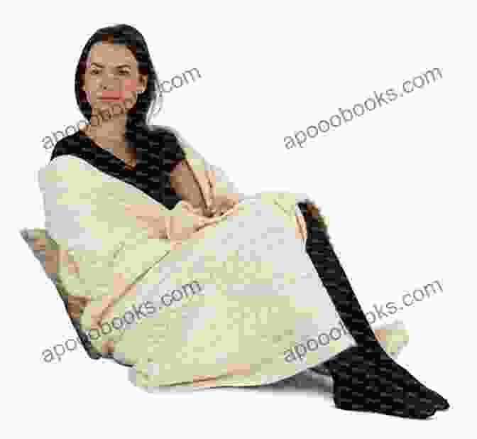 Image Of A Woman Sitting On A Couch Wrapped In A Handwoven Blanket Beautiful Looms Homemade Projects: Make Your Own Beautiful Looms Projects For Beginners