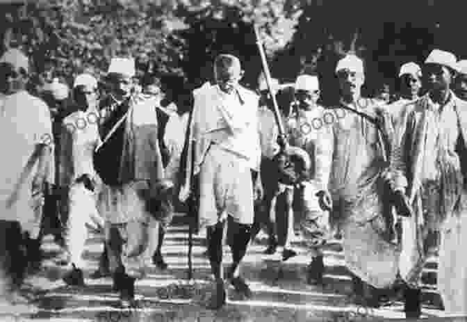 Mahatma Gandhi Leading A Salt March Mahatma Gandhi For Kids And Beginners