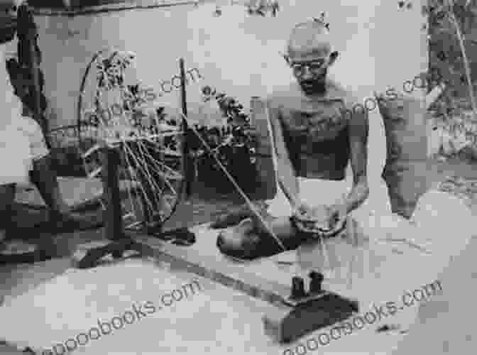 Mahatma Gandhi Spinning Cotton Mahatma Gandhi For Kids And Beginners