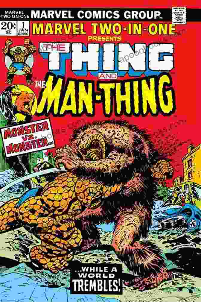 Marvel Two In One 1974 1983 Comic Book Cover Featuring The Thing And Various Superheroes Marvel Two In One (1974 1983) #68 Sayjai Thawornsupacharoen