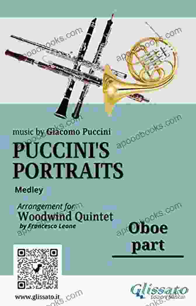 Medley Puccini Portraits Medley For Woodwind Quintet Book Cover Bb Bass Clarinet (instead Bassoon) Part Of Puccini S Portraits For Woodwind Quintet: Medley (Puccini S Portraits (medley) For Woodwind Quintet 8)