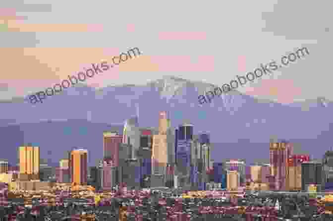 Panoramic View Of Los Angeles Skyline With Mountains In The Distance Los Angeles Travel Guide With 100 Landscape Photos