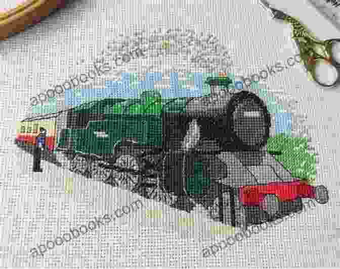 Royston Morris Train Cross Stitch Pattern Train 2 Cross Stitch Pattern Royston Morris