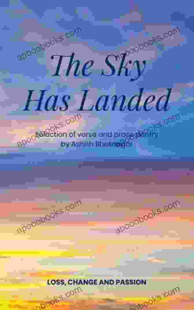 The Sky Has Landed Book Cover With A Vibrant Sky And A Silhouette Of A Person The Sky Has Landed: Loss Change And Passion