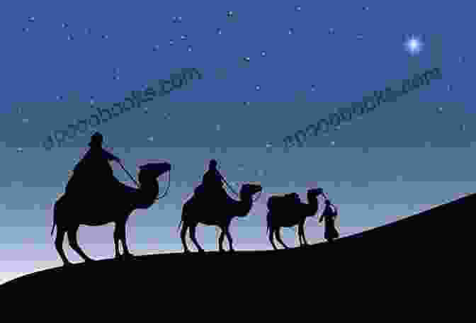 Three Wise Men On Camels, Following The Star To Bethlehem, Bearing Gifts Of Gold, Frankincense, And Myrrh (Flute) Christmas For Four Woodwind Quartet: Medley Of 10 Christmas Carols