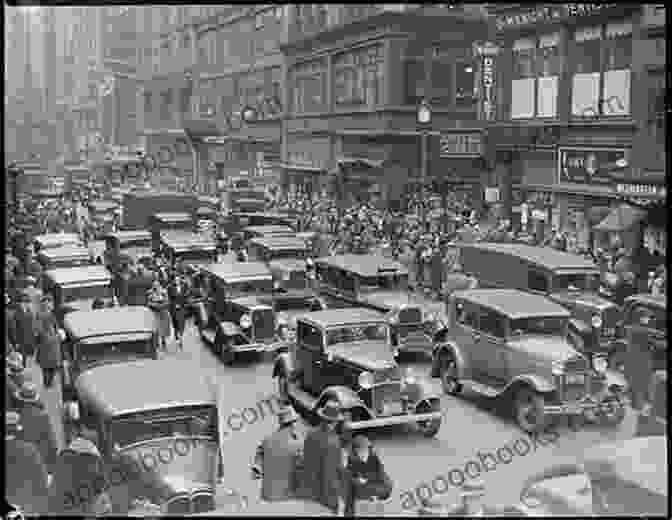 View Of Bromfield Street From The Corner Of Washington Street, Showing The Crowd Of People Boston Vignettes Bromfield Street William Schemmel