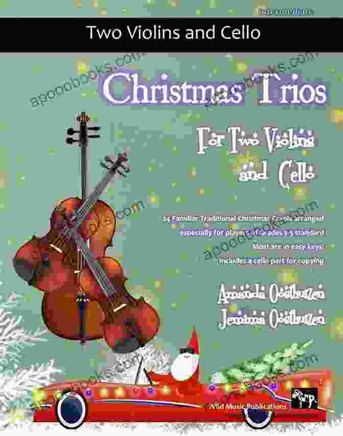 Voice, Piano, And Cello Christmas Trio 12 Album Cover Featuring A Snowy Forest And Christmas Ornaments Ev Ry Time I Feel The Spirit: Voice Piano And Cello (Christmas Trio 12)