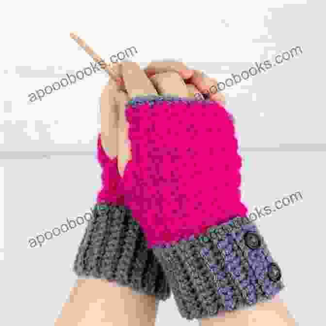 Woman Using Fingerlass Gloves With Smartphone Vintage Victorian Fingerlass Gloves Mittens Knitting Pattern