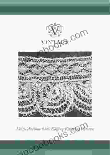 Antique 1900s Shell Lace Edging Trim Knitting Pattern