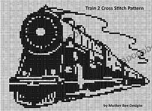 Train 2 Cross Stitch Pattern Royston Morris