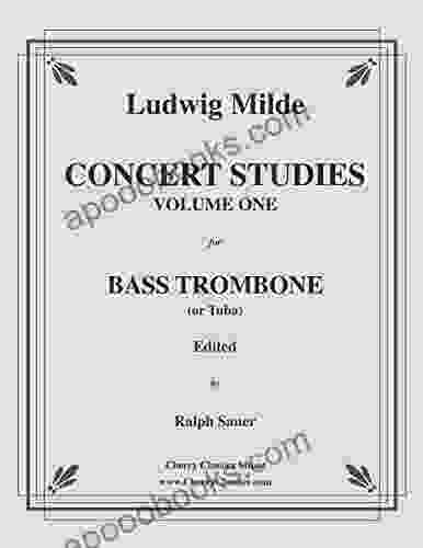 Concert Studies For Bass Trombone Or Tuba Volume 1
